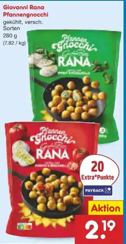Netto Marken-Discount Giovanni Rana Pfannen-Gnocchi Angebot