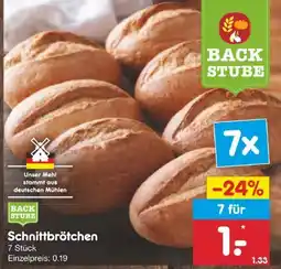 Netto Marken-Discount Netto Backstube Schnittbrötchen Angebot