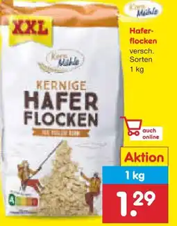 Netto Marken-Discount Korn Mühle Haferflocken Angebot