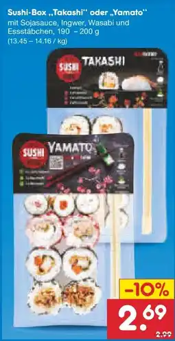 Netto Marken-Discount Sushi4you Sushi-Box Takashi Angebot