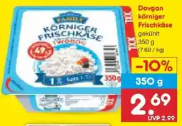 Netto Marken-Discount Dovgan Family Körniger Frischkäse XXL Angebot