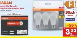Netto Marken-Discount Osram LED Leuchtmittel Angebot