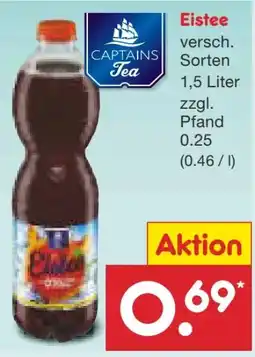 Netto Marken-Discount Captains Tea Eistee Angebot