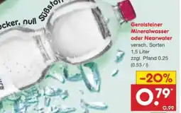 Netto Marken-Discount Gerolsteiner Mineralwasser Angebot
