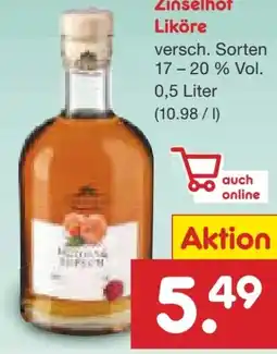 Netto Marken-Discount Zinselhof Likör Angebot