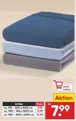 Netto Marken-Discount Dekor Spannbettlaken Winterflausch Angebot