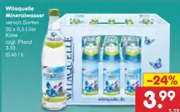 Netto Marken-Discount Witaquelle Mineralwasser Angebot