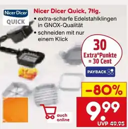 Netto Marken-Discount Genius Nicer Dicer Quick 7-tlg Angebot