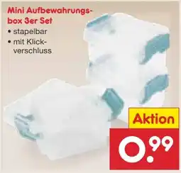 Netto Marken-Discount Mini-Aufbewahrungsbox Angebot