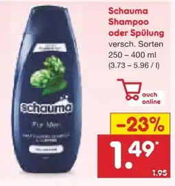 Netto Marken-Discount Schwarzkopf Schauma Shampoo Angebot