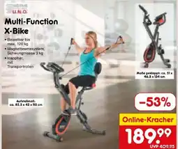 Netto Marken-Discount Motive Fitness by U.N.O. Multi-Function X-Bike Angebot