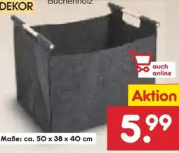 Netto Marken-Discount Dekor Filzkorb Angebot