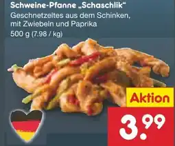 Netto Marken-Discount Schweine-Pfanne Schaschlik Angebot