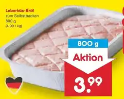 Netto Marken-Discount Roher Leberkäse Brät Angebot