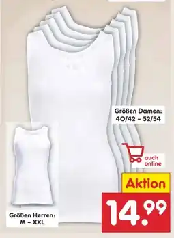 Netto Marken-Discount Spirit of Colours Damen Unterhemd 5er Pack Angebot