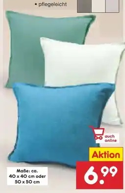 Netto Marken-Discount Dekor Kissenbezüge Angebot