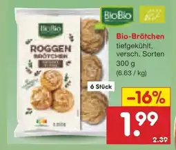 Netto Marken-Discount BioBio Bio-Brötchen tiefgekühlt Angebot