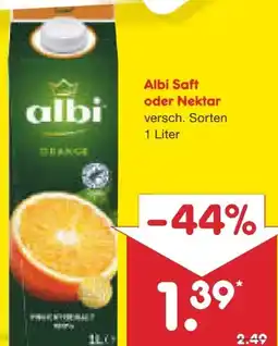 Netto Marken-Discount Albi Saft Angebot