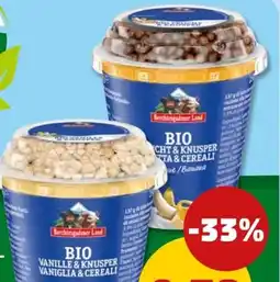 PENNY Berchtesgadener Land Bio Knusper Joghurts Angebot