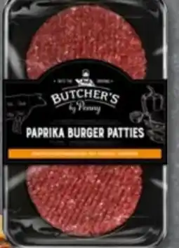 PENNY Butcher's by Penny Paprika Burger Patties Angebot