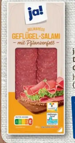 nahkauf ja! Delikatess Geflügel-Salami Angebot