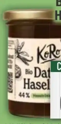 E-Center KoRo Bio-Dattel-Haselnuss-Creme Angebot