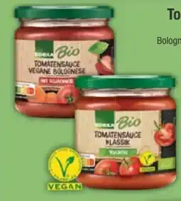 E-Center Edeka Bio Tomatensauce Bolognese Vegan Angebot