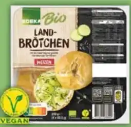 E-Center Edeka Bio Land-Brötchen Vegan Angebot