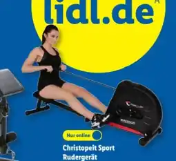Lidl Christopeit Sport Ruderzugmaschine RW 2000 Black Edition Angebot