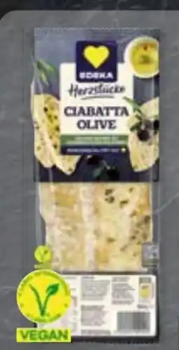 Edeka Edeka Herzstücke Ciabatta Olive Vegan Angebot