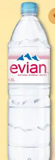 REWE Center Evian Natural Mineral Water Angebot