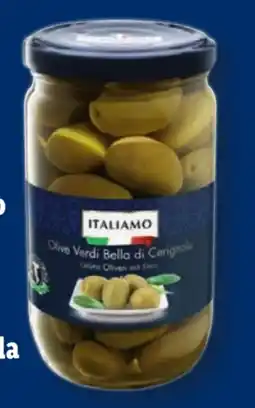 Lidl Italiamo Grüne Oliven Bella di Cerignola Angebot
