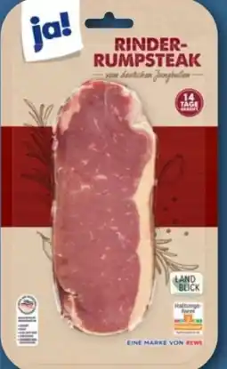 REWE Center ja! Rinder-Rumpsteak Angebot