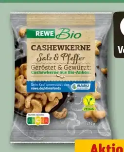 REWE Center Rewe Bio Bio-Cashewkerne Angebot