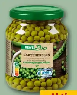 REWE Center Rewe Bio Gartenerbsen Angebot