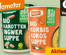 REWE Center Tressbrüder Bio Kürbis Kokos Suppe Vegan Angebot