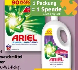 REWE Center Ariel Vollwaschmittel Pulver Angebot