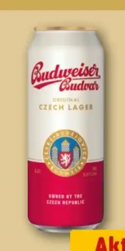 REWE Center Budweiser Budvar (CZ) Original Czech Lager Bier Angebot