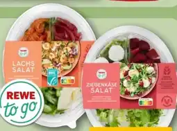 REWE Rewe to go Salat Ziegenkäse Angebot