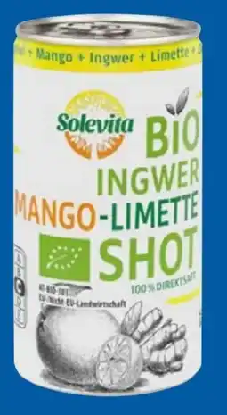 Lidl Solevita Bio Ingwer Mango-Limette Shot Angebot