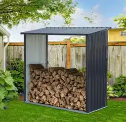 Globus Baumarkt Kaminholzregal Wood Store Angebot