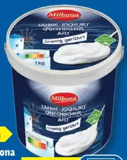 Lidl Milbona Sahnejoghurt Griechischer Art Angebot