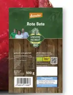 Edeka Unsere Heimat Echt & Gut Bio Rote Bete gekocht Angebot