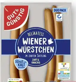 Edeka Gut & Günstig Delikatess Wiener Würstchen Angebot