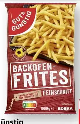 Edeka Gut & Günstig Backofen-Frites Feinschnitt Angebot