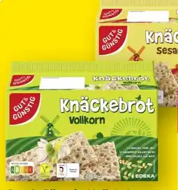 Edeka Gut & Günstig Knäckebrot Vollkorn Vegan Angebot