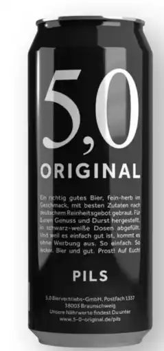 Edeka Oettinger 5,0 Original Pils Angebot