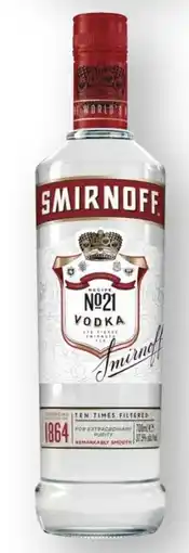 Edeka Smirnoff Vodka Red Label Angebot