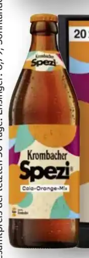 Edeka Krombacher Spezi Cola Orange-Mix Angebot