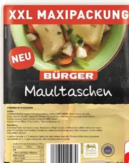 Edeka Bürger Maultaschen XXL Angebot